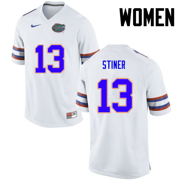 Florida Gators Women #13 Donovan Stiner College Football White